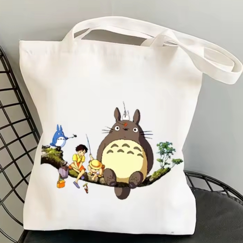 Totoro Canvas Tote